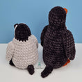 Load image into Gallery viewer, PDF Penguin Crochet Pattern, Pru the Penguin Crochet Pattern, Penguin & Chick Amigurumi Pattern, Penguin Crochet Toy Pattern
