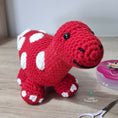 Load image into Gallery viewer, PDF Diplodocus Crochet Pattern, Don the Diplodocus Crochet Pattern, Crochet Pattern, Dinosaur Amigurumi Pattern
