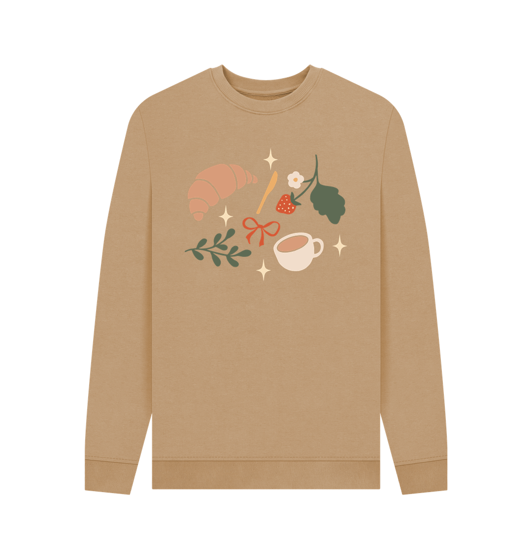 Sand Croissant unisex style sweater