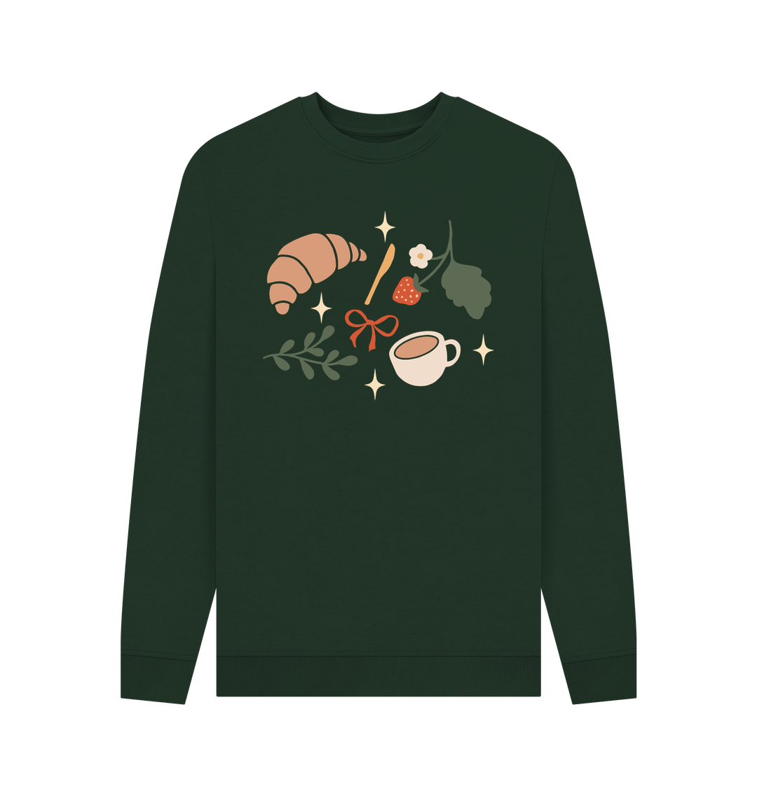 Evergreen Croissant unisex style sweater