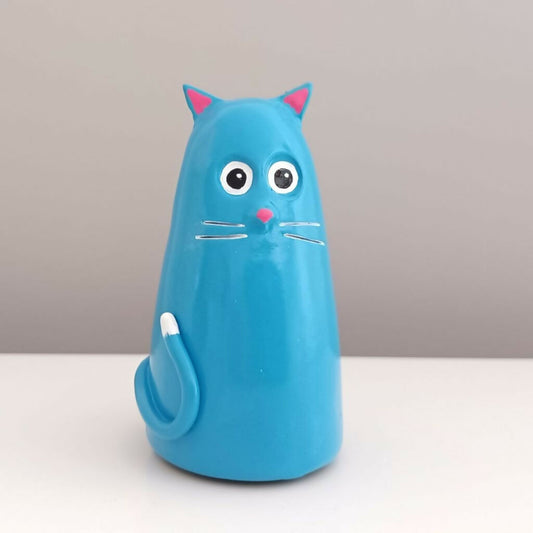 Blue Cat Sculpture
