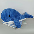 Load image into Gallery viewer, PDF Whale Crochet Pattern, Wesley the Whale Crochet Pattern, Whale Amigurumi Pattern, Whale Crochet Toy Pattern
