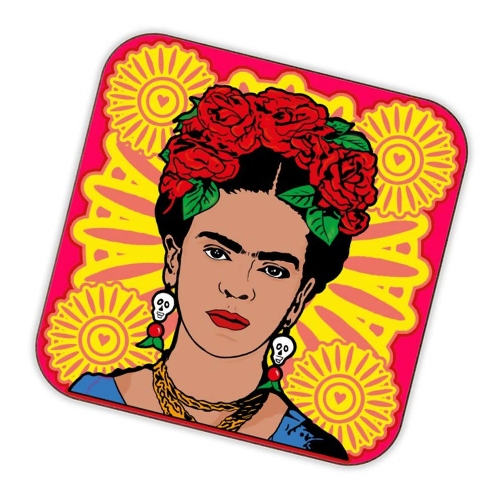 Frida Kahlo Inspired Drinks Coaster