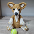 Load image into Gallery viewer, PDF Corgi Crochet Pattern, Cerys the Corgi Crochet Pattern, Crochet Pattern, Dog Amigurumi Pattern
