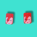 Load image into Gallery viewer, Bowie wooden stud earrings - Trend Tonic
