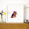 Load image into Gallery viewer, Inky Chicken Illustration Print
