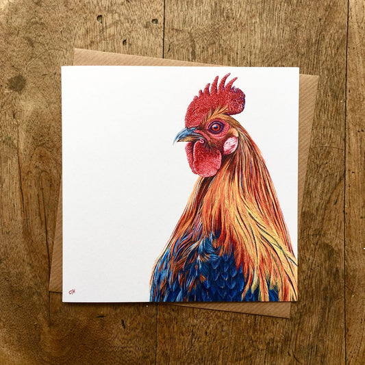 Cockerel Greetings Card