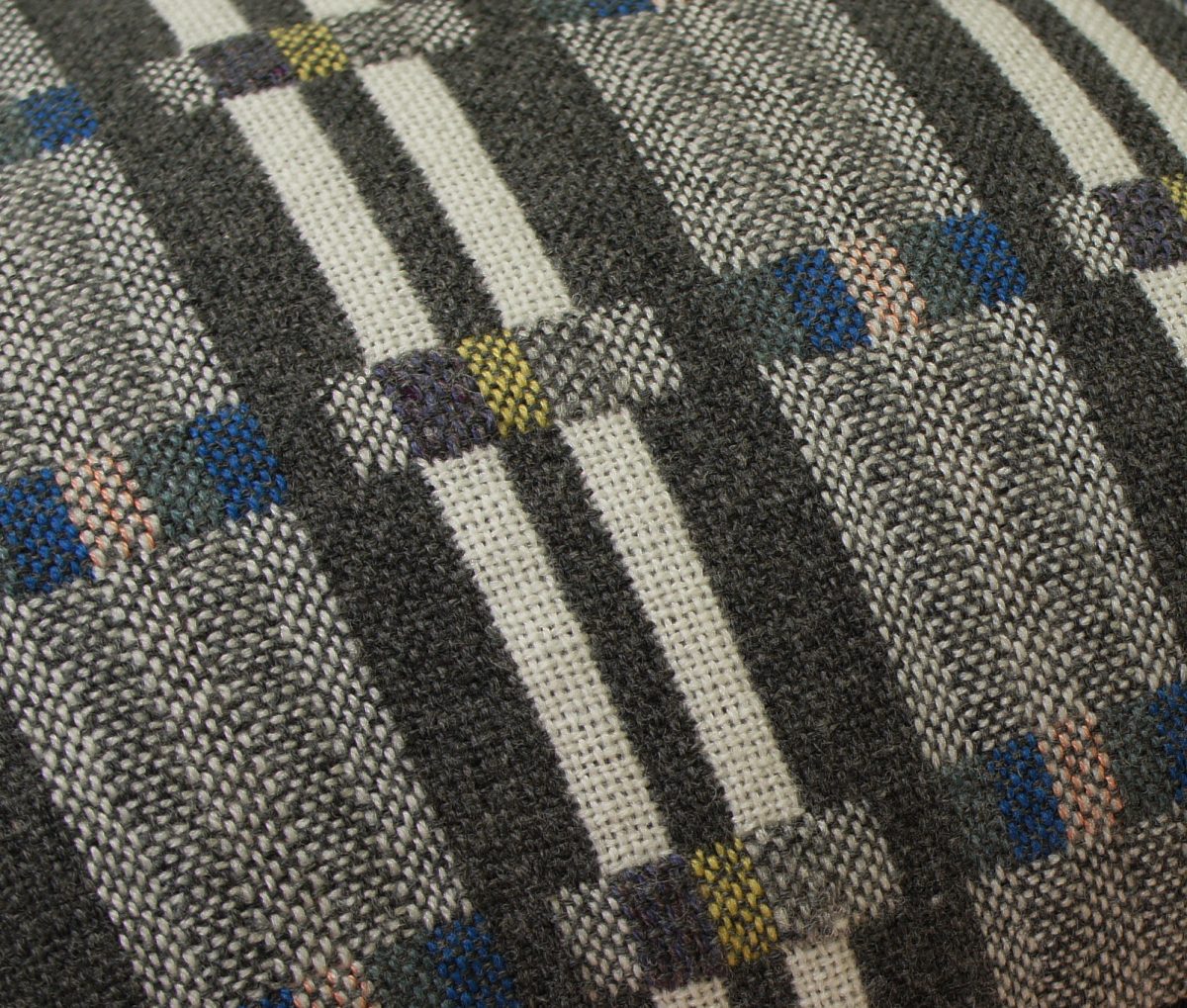 Geometric Grey Cushion (52x52cm)