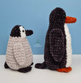 Load image into Gallery viewer, PDF Penguin Crochet Pattern, Pru the Penguin Crochet Pattern, Penguin & Chick Amigurumi Pattern, Penguin Crochet Toy Pattern
