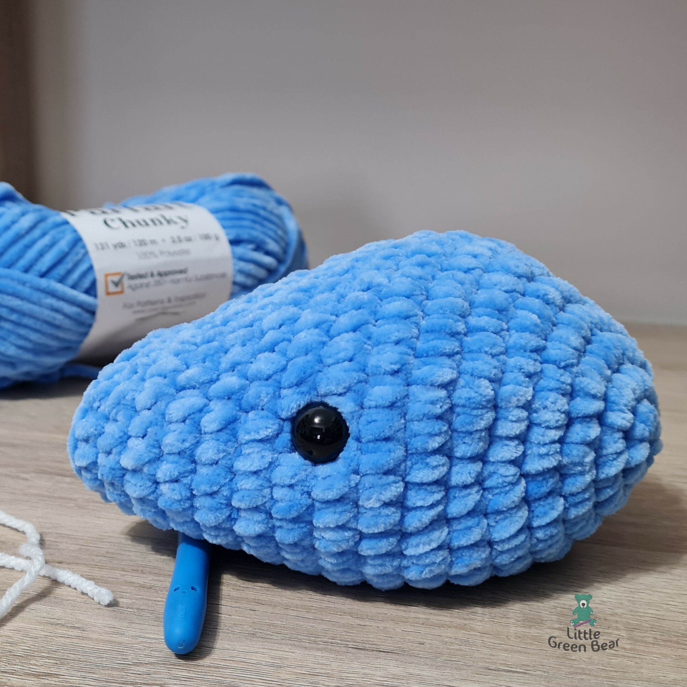 PDF Whale Crochet Pattern, Wesley the Whale Crochet Pattern, Whale Amigurumi Pattern, Whale Crochet Toy Pattern