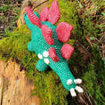 Load image into Gallery viewer, PDF Stegosaurus Crochet Pattern, Stan the Stegosaurus Crochet Pattern, Crochet Pattern, Dinosaur Amigurumi Pattern
