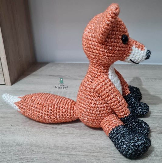 PDF Fox Crochet Pattern, Fraser the Fox Crochet Pattern, Crochet Pattern, Fox Amigurumi Pattern