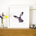 Load image into Gallery viewer, Inky Hare Illustration Print
