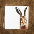 Load image into Gallery viewer, Hare Greetings Card
