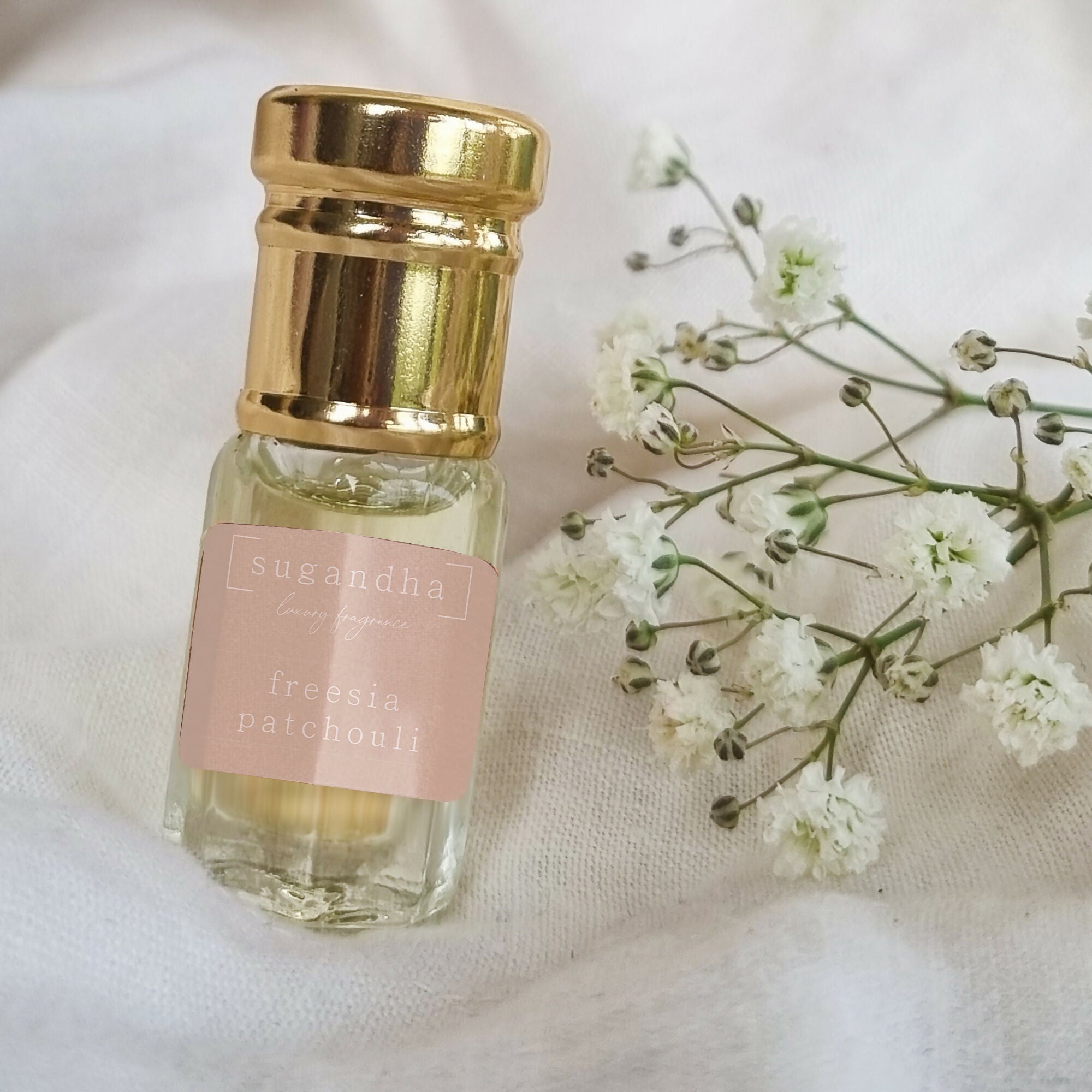 freesia - patchouli roll on perfume