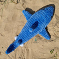 Load image into Gallery viewer, PDF Jumbo Shark Crochet Pattern, Shannon the Shark Crochet Pattern, Shark Amigurumi Pattern, Shark Crochet Jumbo Toy Pattern
