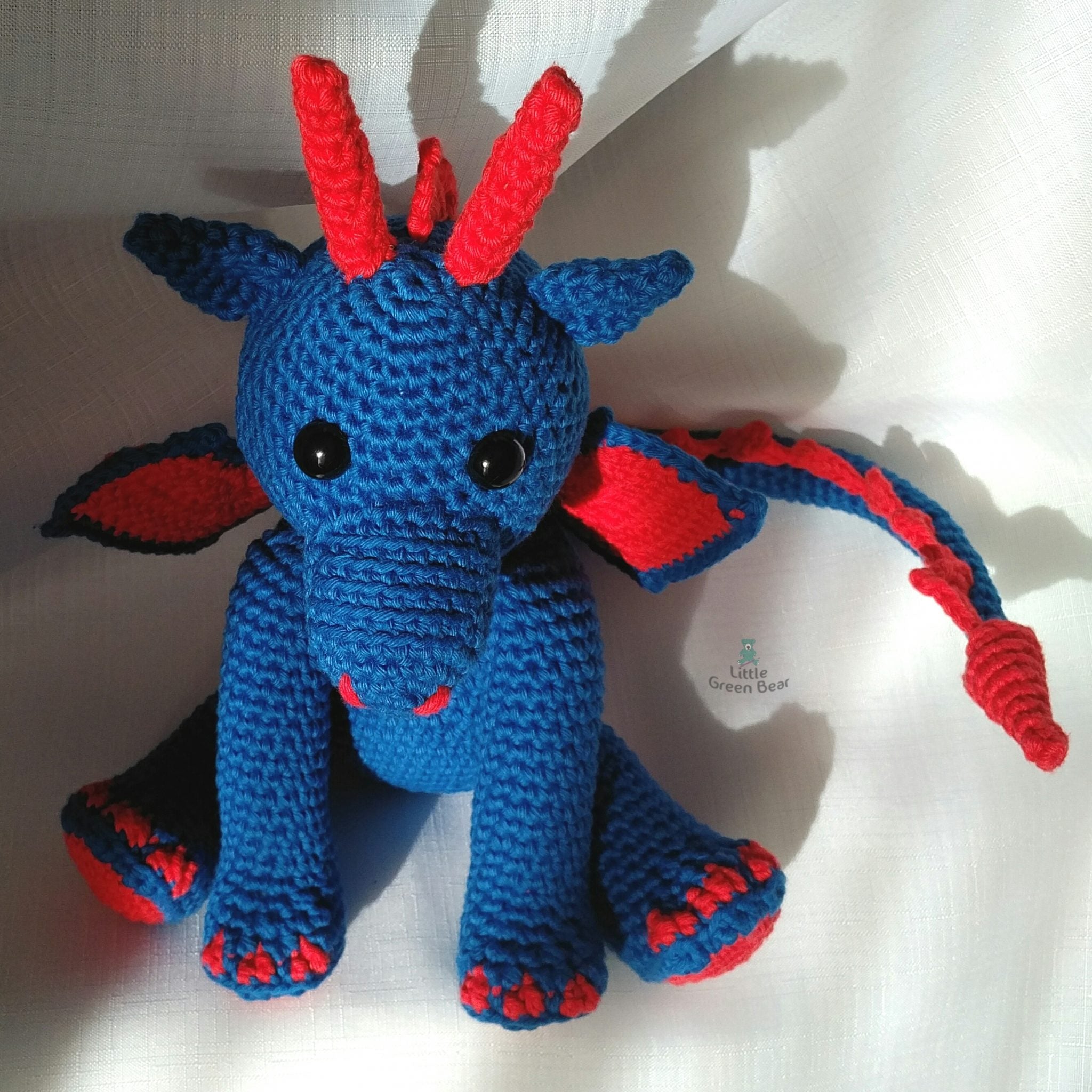 PDF Dragon Crochet Pattern, Denzel the Dragon Crochet Pattern, Crochet Pattern, Dragon Amigurumi Pattern
