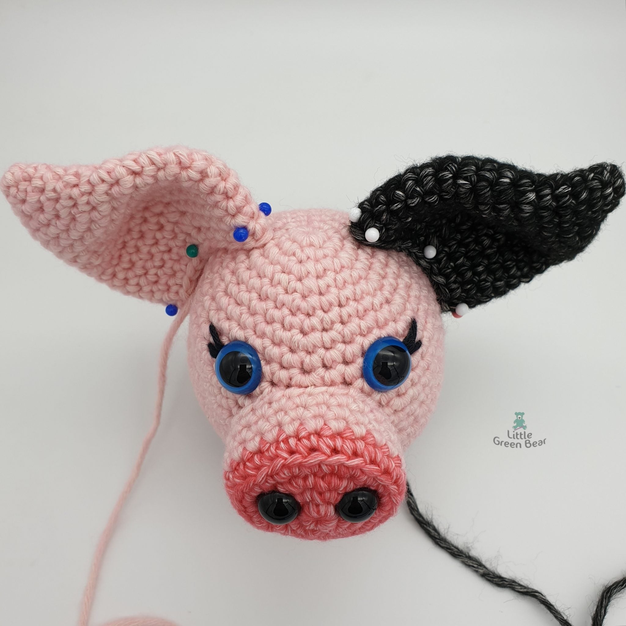 PDF Pig Crochet Pattern, Polly the Piglet Crochet Pattern, Crochet Pattern, Pig Amigurumi Pattern, Piglet