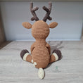 Load image into Gallery viewer, PDF Reindeer Crochet Pattern, Rudolph the Red Nosed Reindeer Crochet Pattern, Crochet Pattern, Reindeer Amigurumi Pattern, Christmas

