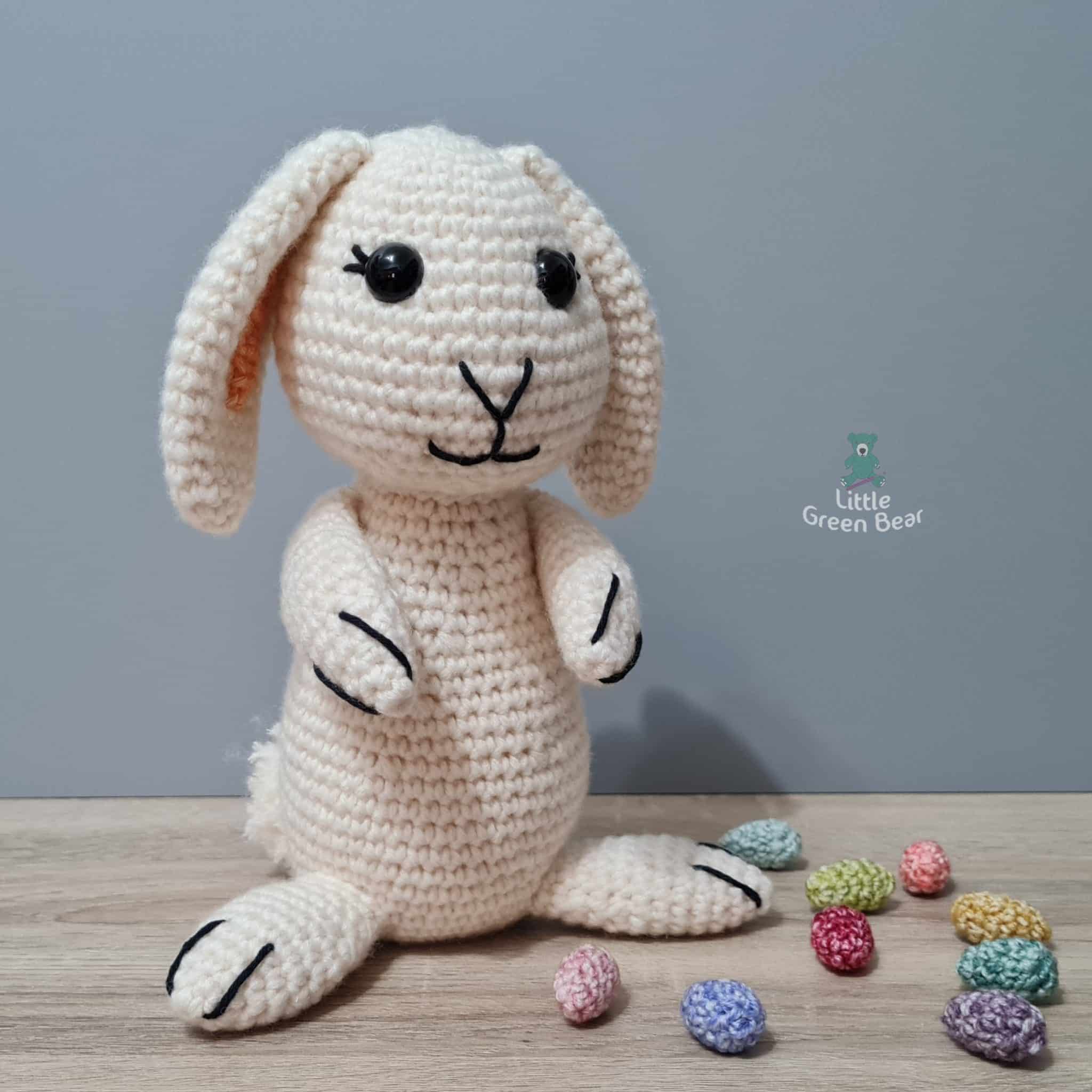 PDF Rabbit Crochet Pattern, Rodney the Rabbit Crochet Pattern, Crochet Pattern, Rabbit Amigurumi Pattern, Bunny