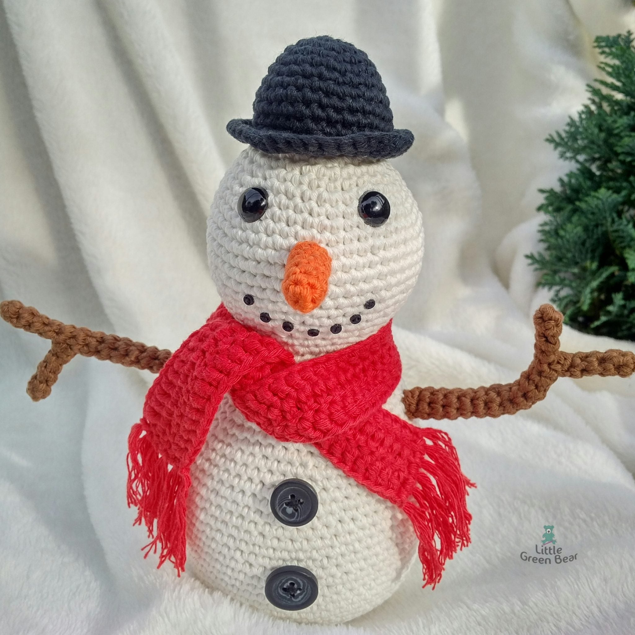 PDF Snowman Crochet Pattern, Seth the Snowman Crochet Pattern, Crochet Pattern, Snowman Amigurumi Pattern, Christmas
