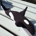 Load image into Gallery viewer, PDF Orca Crochet Pattern, Olwyn the Orca Crochet Pattern, Killer Whale Amigurumi Pattern, Orca Crochet Toy Pattern
