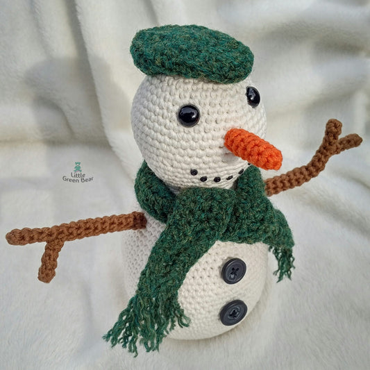 PDF Snowman Crochet Pattern, Seth the Snowman Crochet Pattern, Crochet Pattern, Snowman Amigurumi Pattern, Christmas