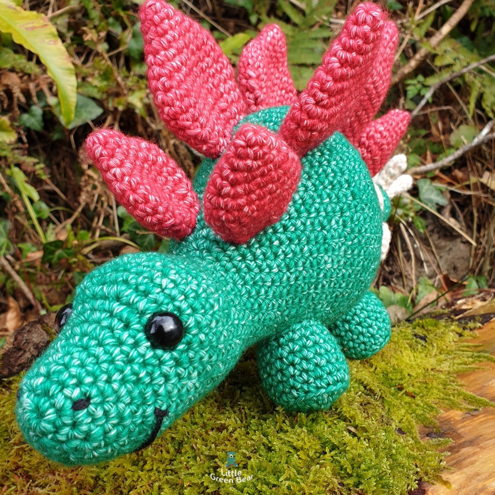 PDF Stegosaurus Crochet Pattern, Stan the Stegosaurus Crochet Pattern, Crochet Pattern, Dinosaur Amigurumi Pattern