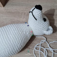 Load image into Gallery viewer, PDF Polar Bear Crochet Pattern, Preston the Polar Bear Crochet Pattern, Crochet Pattern, Bear Amigurumi Pattern, Christmas Craft
