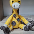 Load image into Gallery viewer, PDF Giraffe Crochet Pattern, Geoff the Giraffe Crochet Pattern, Crochet Pattern, Giraffe Amigurumi Pattern
