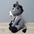 Load image into Gallery viewer, PDF Donkey Crochet Pattern, Dennis the Donkey Crochet Pattern, Crochet Pattern, Donkey Amigurumi Pattern
