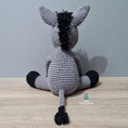 Load image into Gallery viewer, PDF Donkey Crochet Pattern, Dennis the Donkey Crochet Pattern, Crochet Pattern, Donkey Amigurumi Pattern
