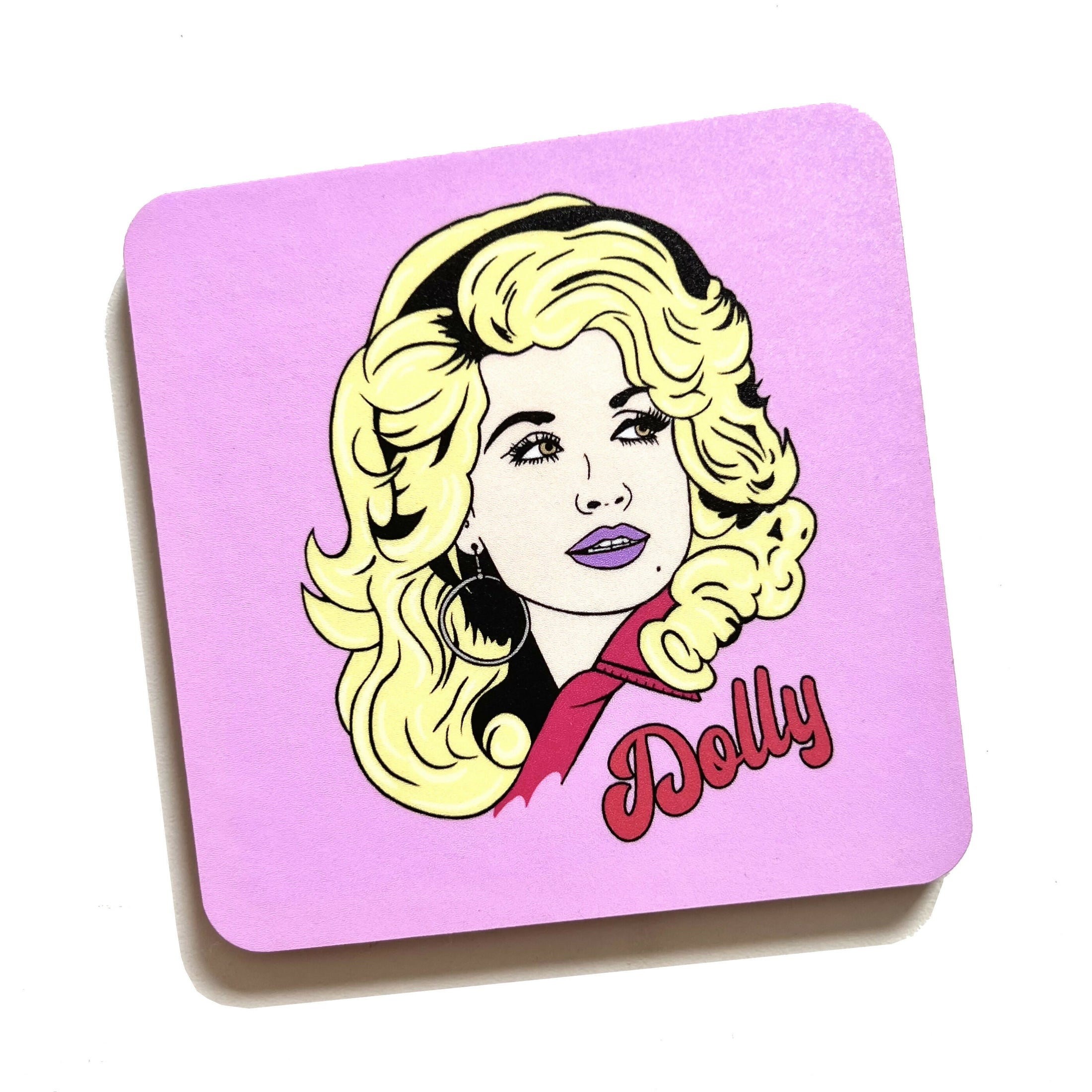 Dolly Inspired Drinks Coaster