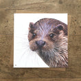 Load image into Gallery viewer, Otter Greetings Card

