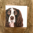 Load image into Gallery viewer, Springer Spaniel Greetings Card
