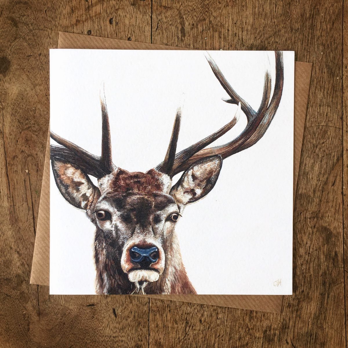 Stag Greetings Card