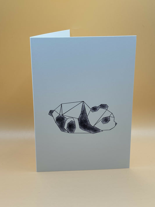 Origami Panda Card