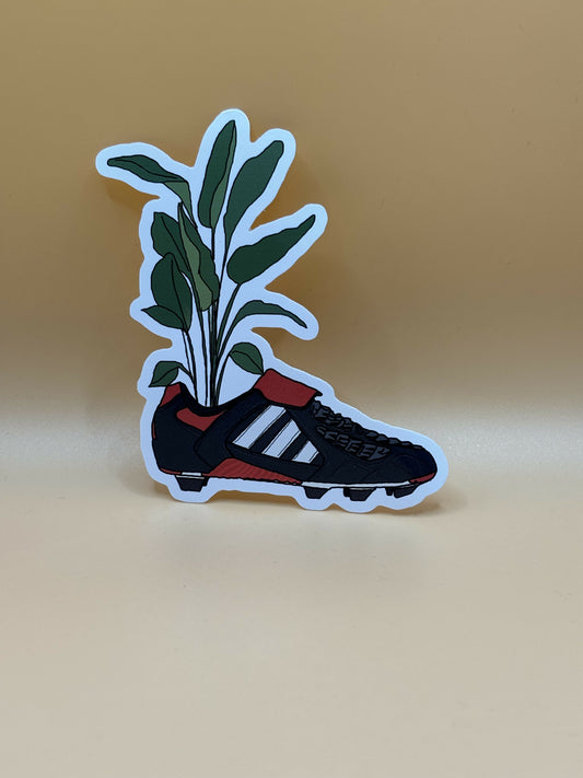 Classic Football Bootanical Sticker