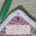 Load image into Gallery viewer, Puppy Pawprint Blanket Crochet Pattern, Blanket Crochet Pattern
