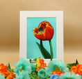 Load image into Gallery viewer, Mouse on a Tulip - Limited Edition Giclee Print

