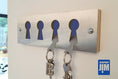 Load image into Gallery viewer, stainless steel keyrack blue
