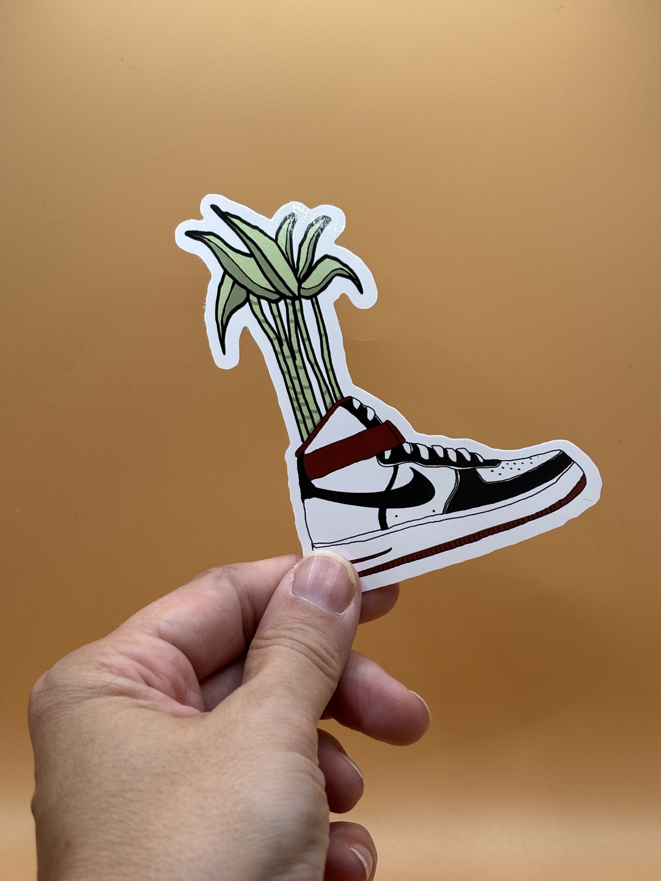 Hi-top Bootanical Sticker