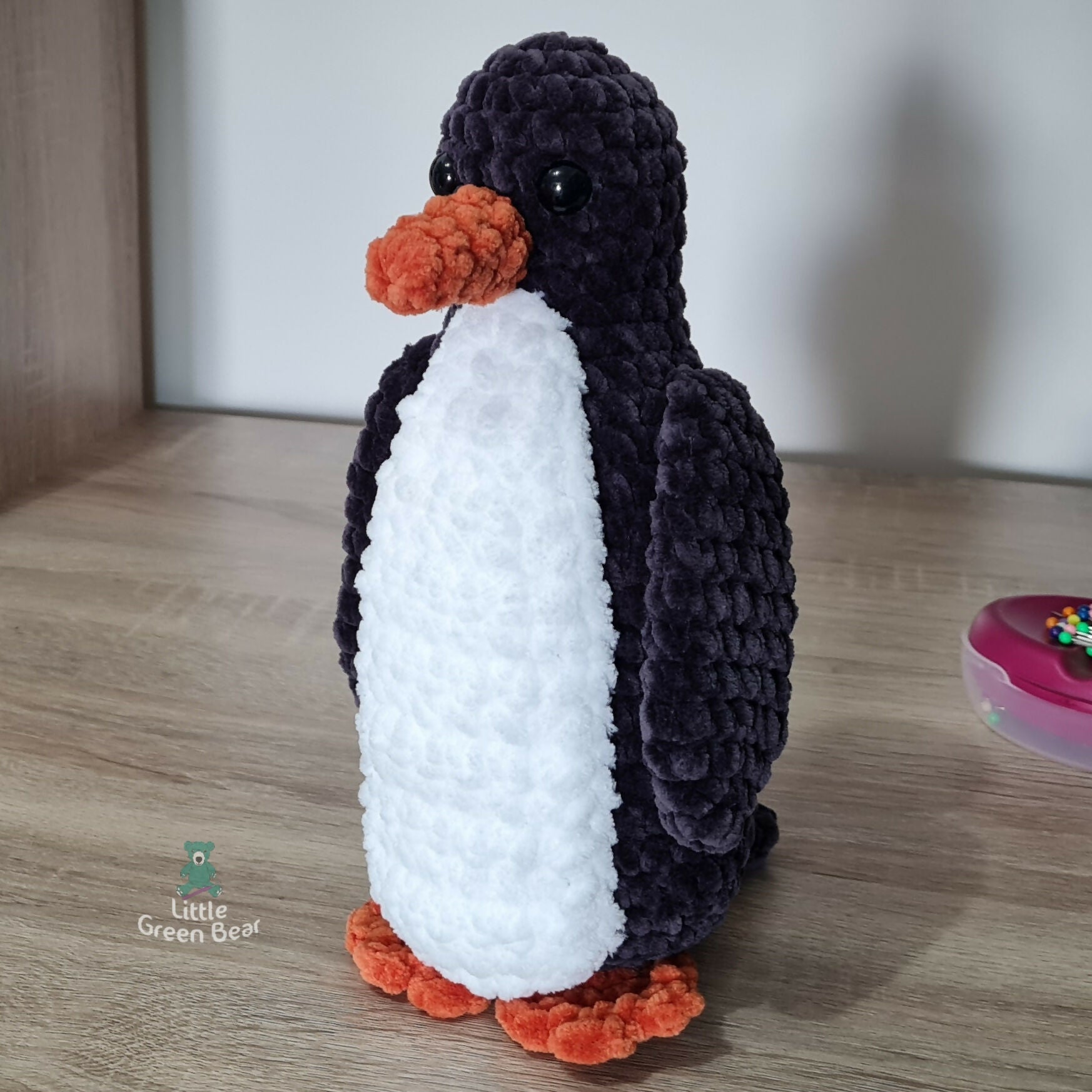 PDF Penguin Crochet Pattern, Pru the Penguin Crochet Pattern, Penguin & Chick Amigurumi Pattern, Penguin Crochet Toy Pattern