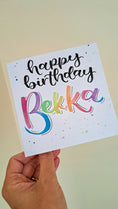 Load image into Gallery viewer, Personalised Birthday Card
