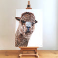 Load image into Gallery viewer, Alpaca - limited edition giclée canvas print
