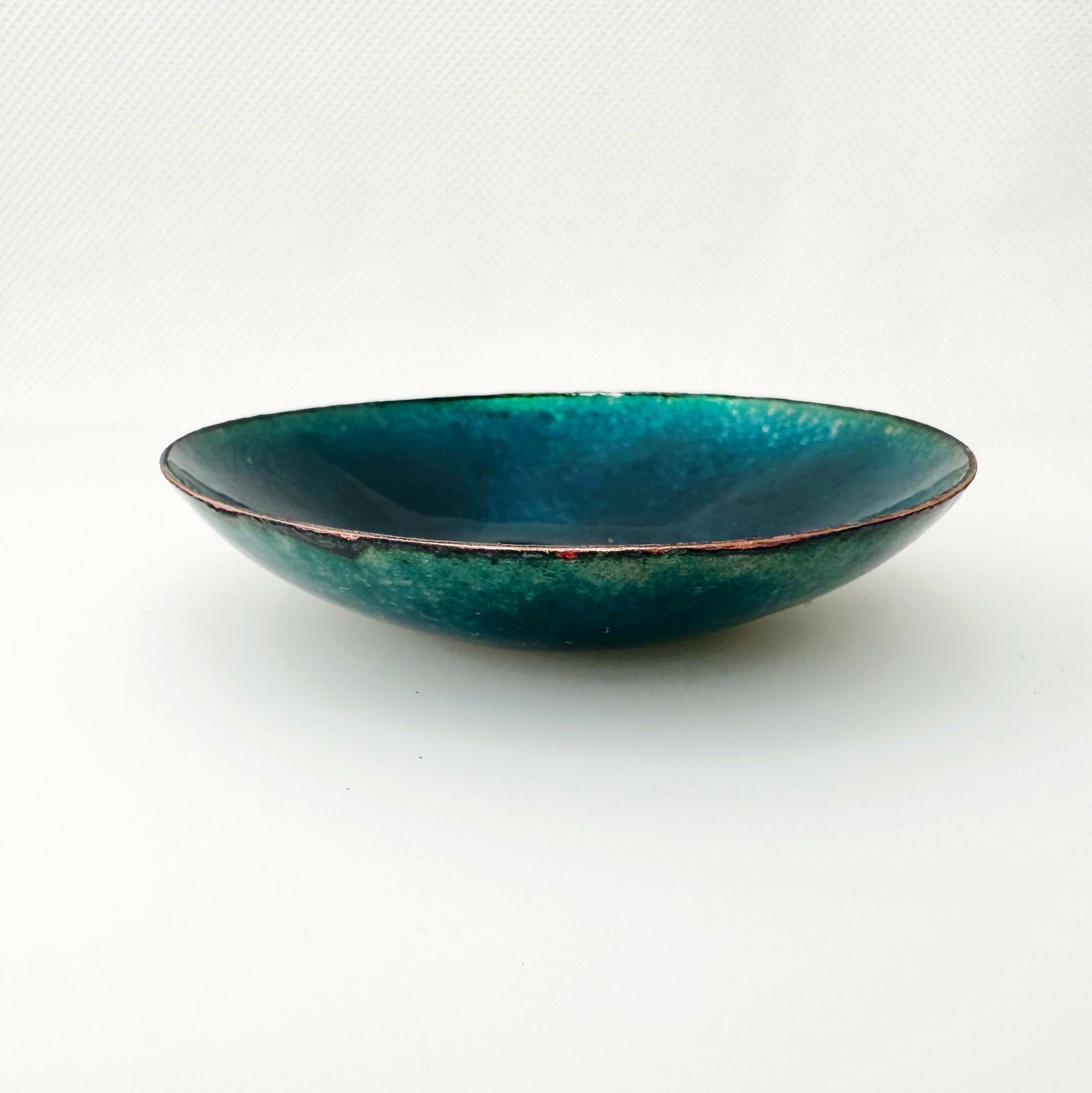 Emerald Green Enamel Bowl