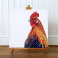 Load image into Gallery viewer, Cockerel - limited edition giclée canvas print
