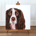 Load image into Gallery viewer, Springer Spaniel - limited edition giclée canvas print
