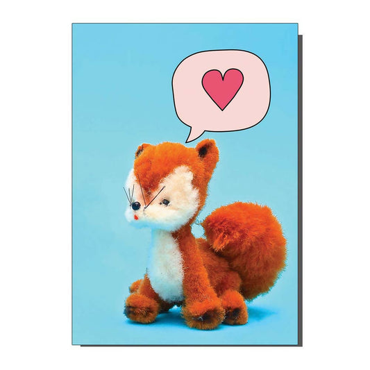 Cute Foxy Love Greetings / Birthday Card