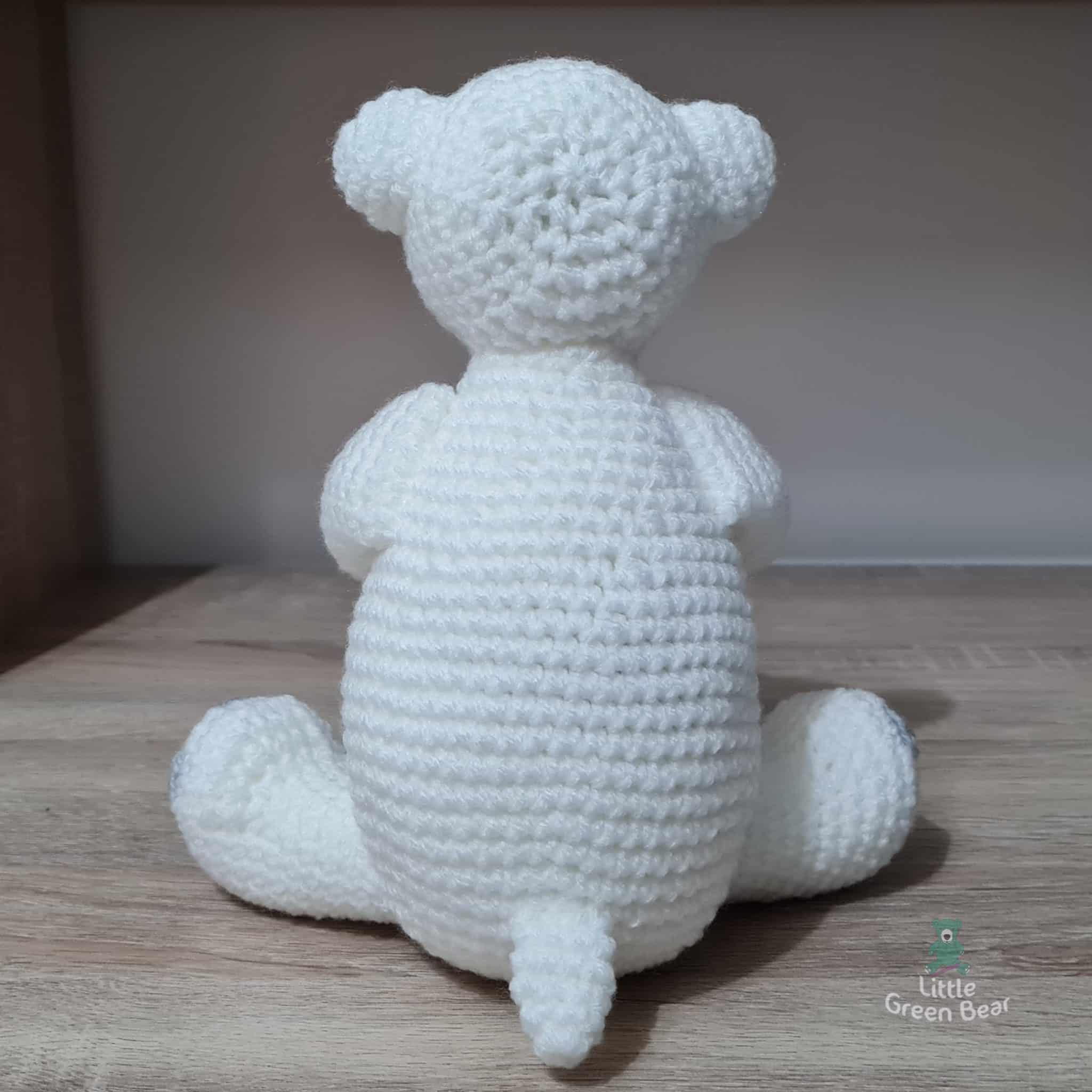 PDF Polar Bear Crochet Pattern, Preston the Polar Bear Crochet Pattern, Crochet Pattern, Bear Amigurumi Pattern, Christmas Craft